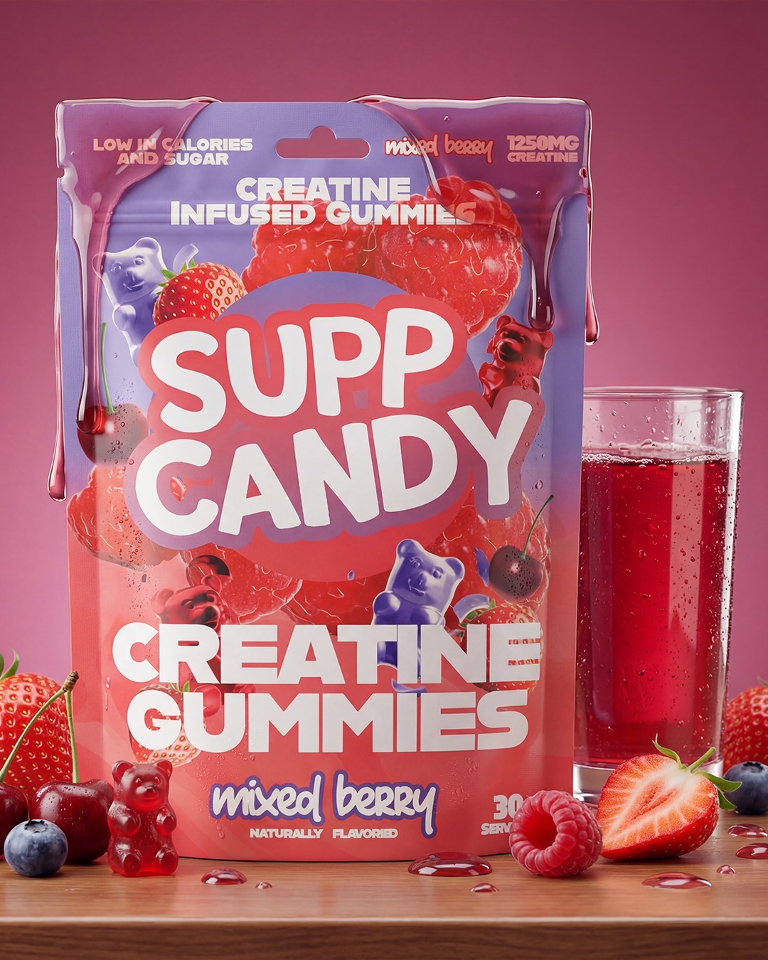 Supp Candy pouch — CPG packaging